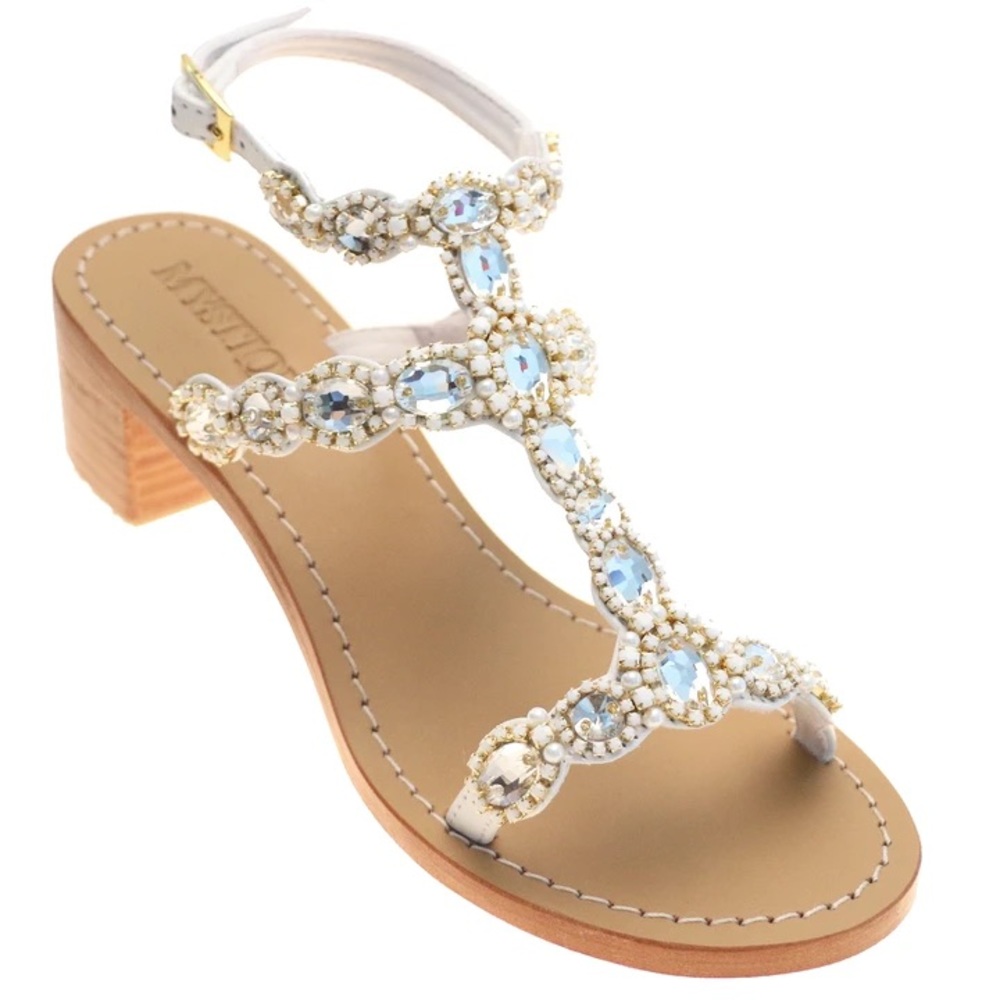 Mystique Corfu Jeweled Sandals